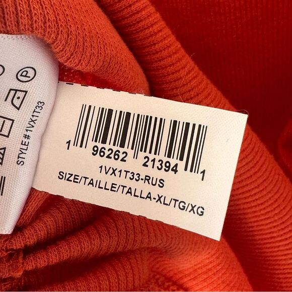 BCBGeneration Cinched Side String Scoop Neck Cropped Tank Orange Rust Size XL - Picture 4 of 4